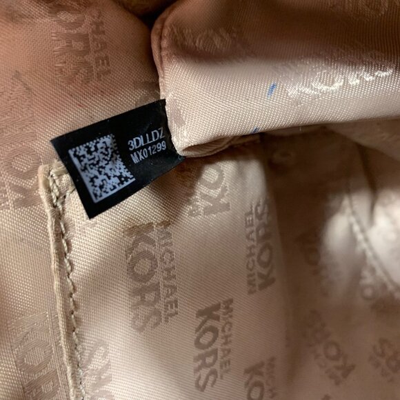 MICHAEL KORS Pale Ballet Pink Leather Domed Satchel Handbag Crossbody - Picture 12 of 15